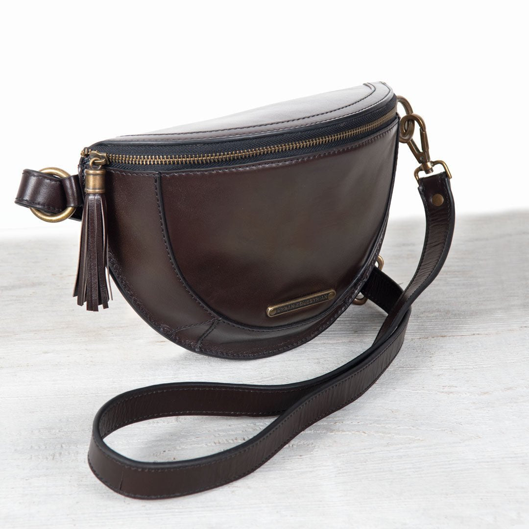 Urban Equestrian - Sonoma Sling Bag in Deep Brown