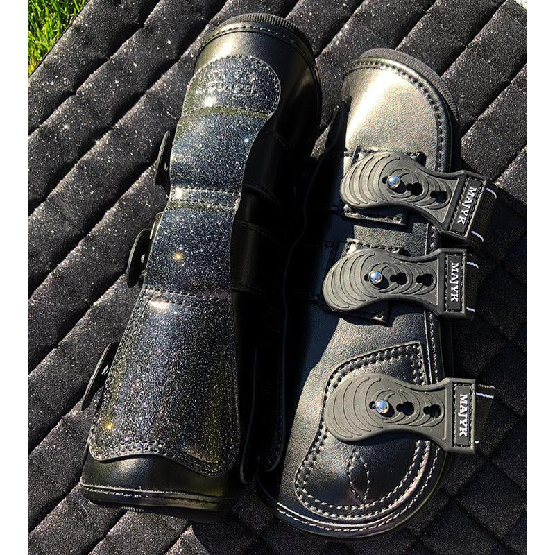 Majyk Equipe - Estrella' Sparkle Leather Tendon Boots