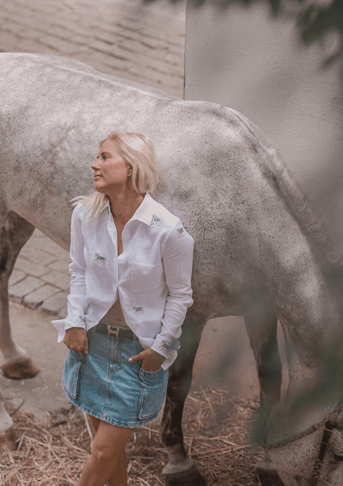 Rönner | Sundown Linen Shirt | Long Sleeve | Embroidered