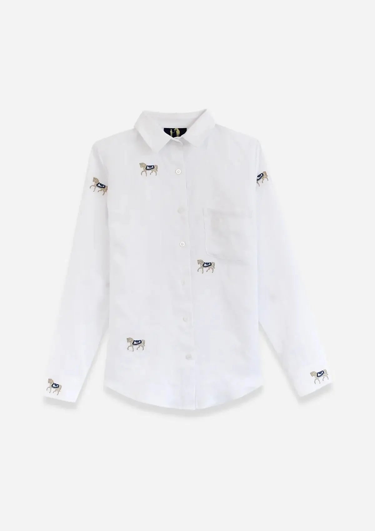 Rönner | Sundown Linen Shirt | Long Sleeve | Embroidered