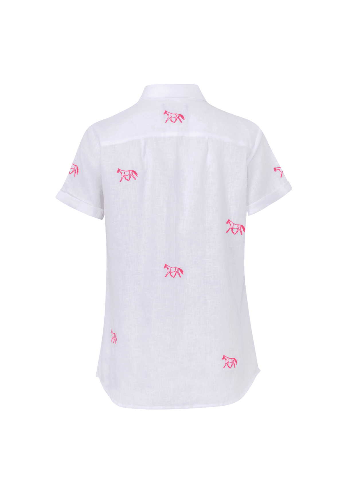 Rönner | Sundown Linen Shirt | Short Sleeve | Embroidered