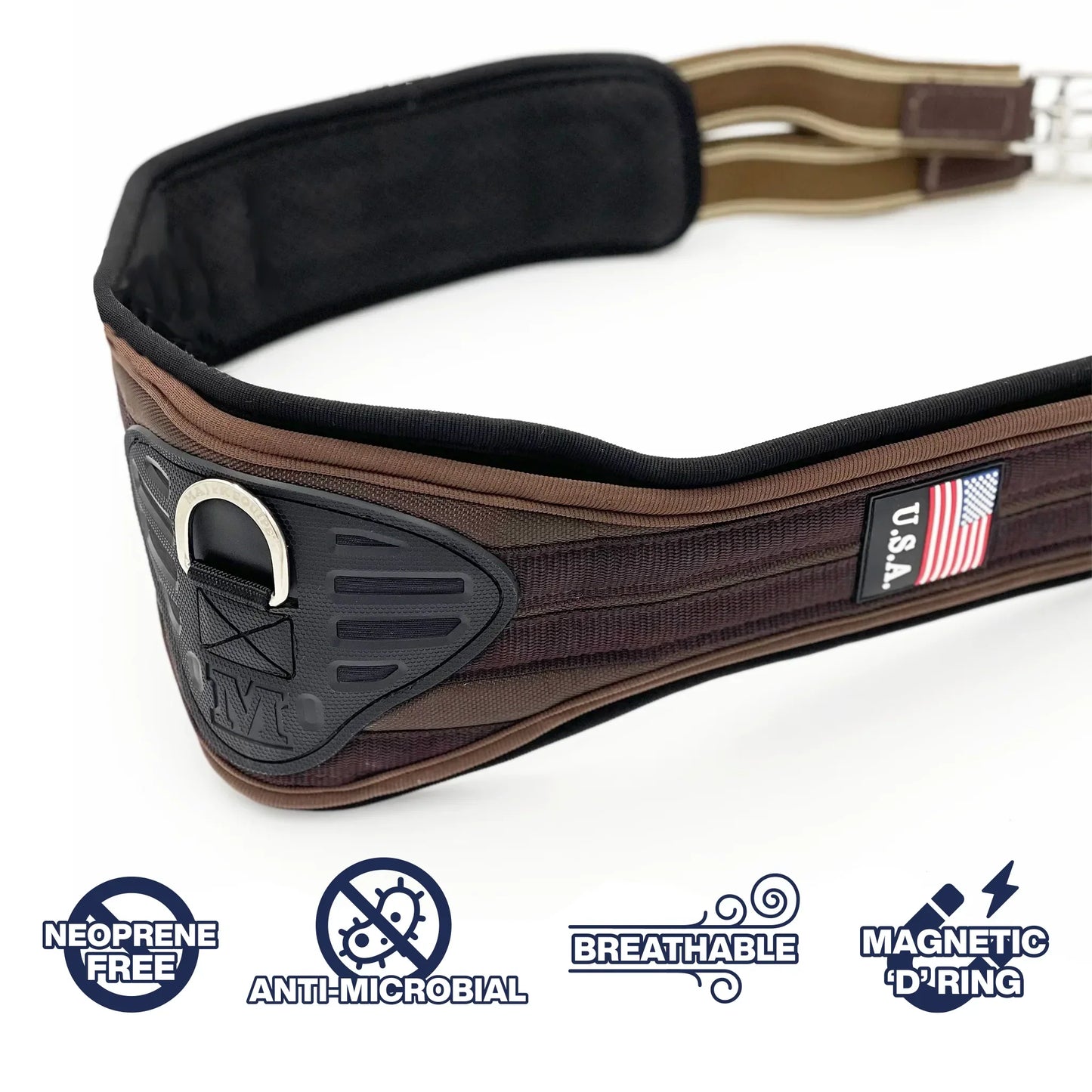 Majyk Equipe - Ergonomics 'Superhorse' All Purpose Shoulder Relief Girth with Neoprene-Free Liner