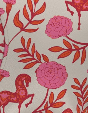 Espoir  - Peony in Pink Quarter Zip Sun Shirt