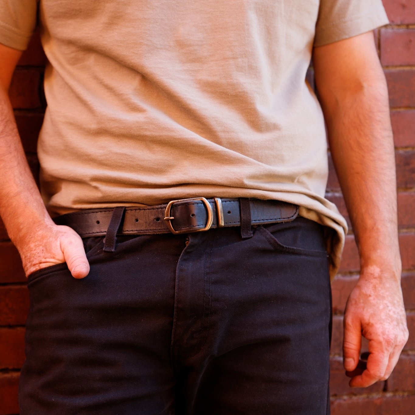 The Local Branch - Tracer Stitched Belt - USA Made