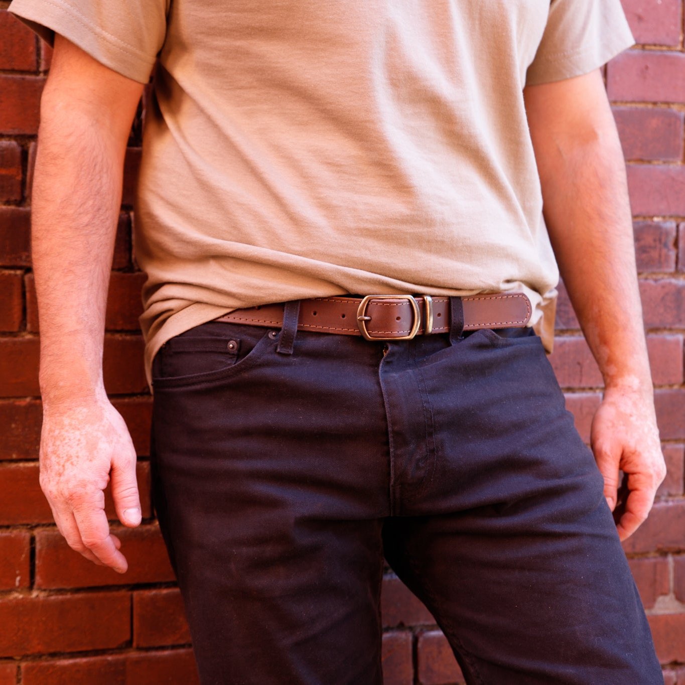 The Local Branch - Tracer Stitched Belt - USA Made