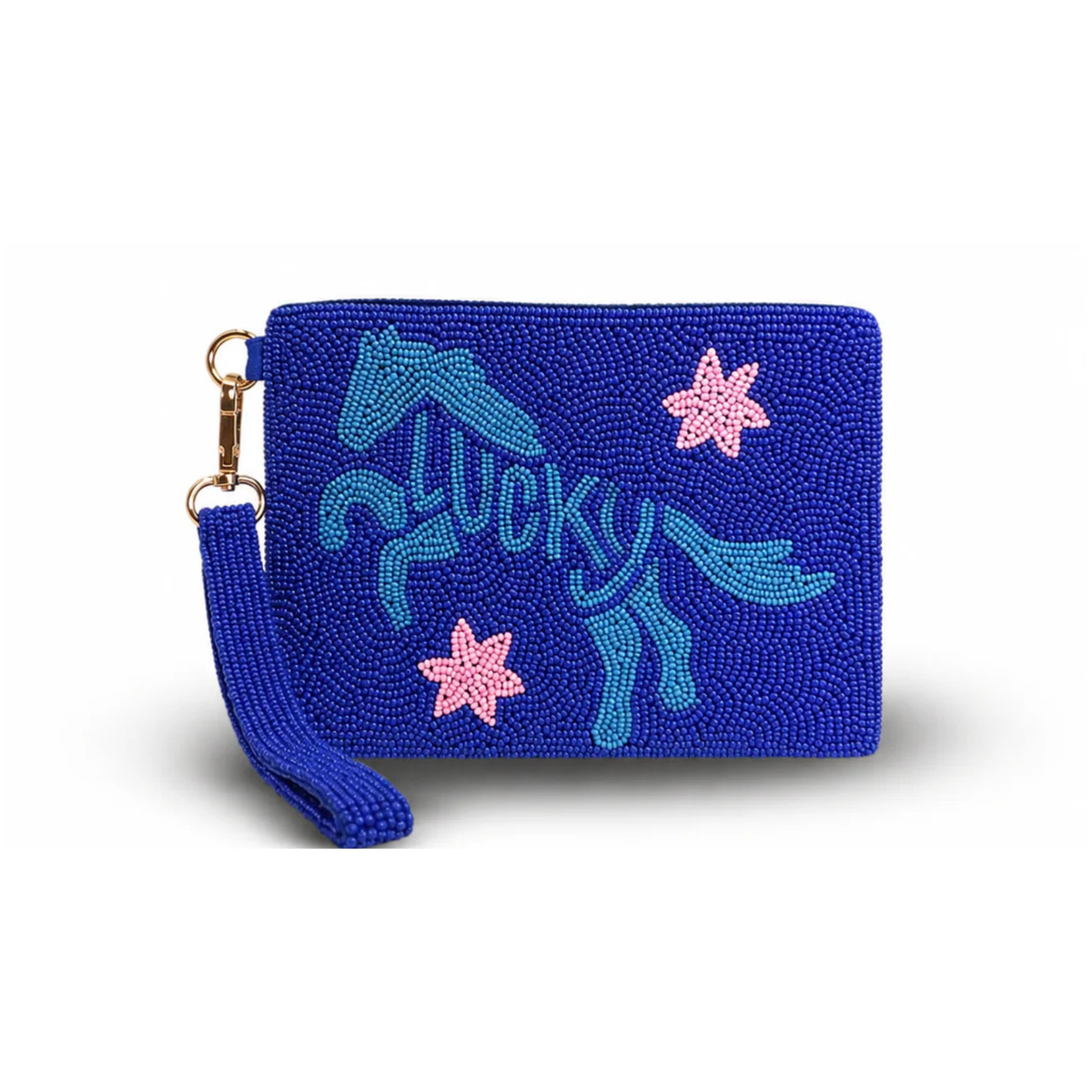 Tucker Tweed - Lucky Horse Medium Beaded Pouch