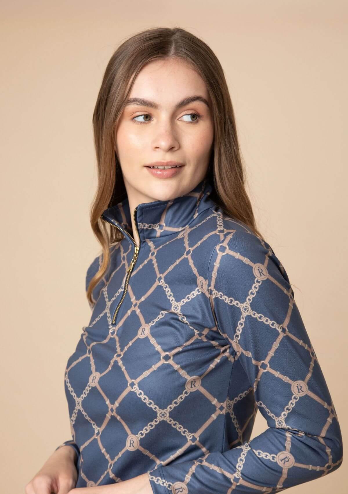 Rönner | Harmony Q-Zip | Long Sleeve | Beltina Print