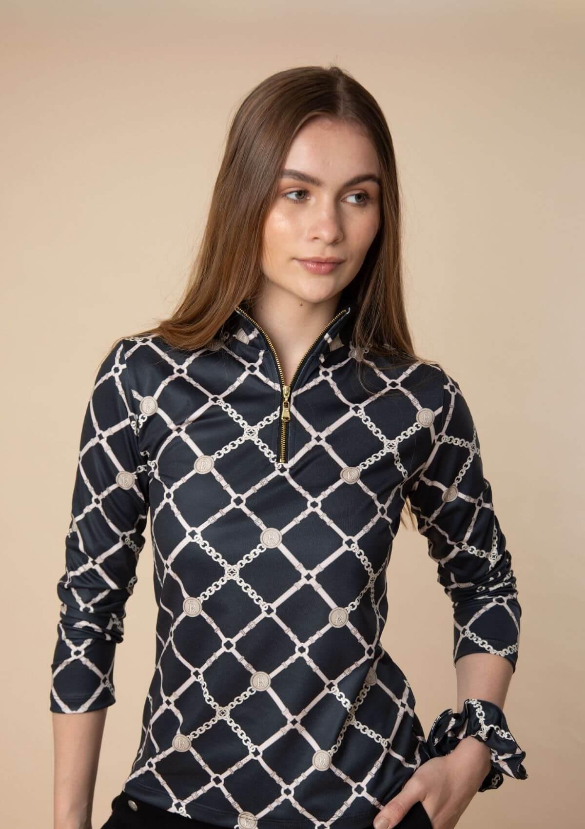 Rönner | Harmony Q-Zip | Long Sleeve | Beltina Print