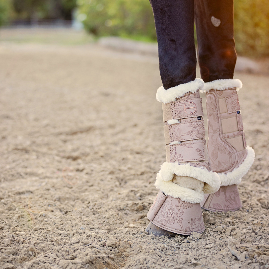 Halter Ego - Romance Collection Bell Boots - Champagne