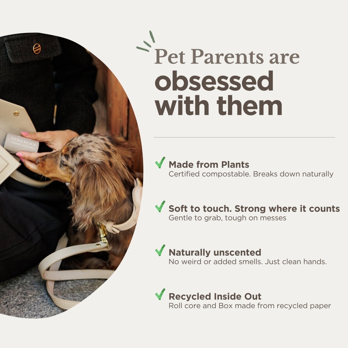 Nina Woof - Waste Bags - Biodegradable and Compostable