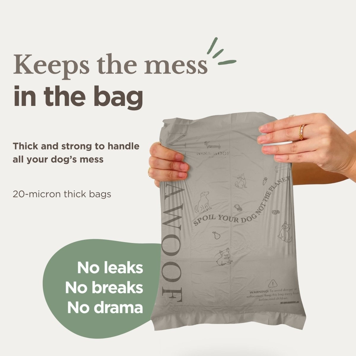 Nina Woof - Waste Bags - Biodegradable and Compostable
