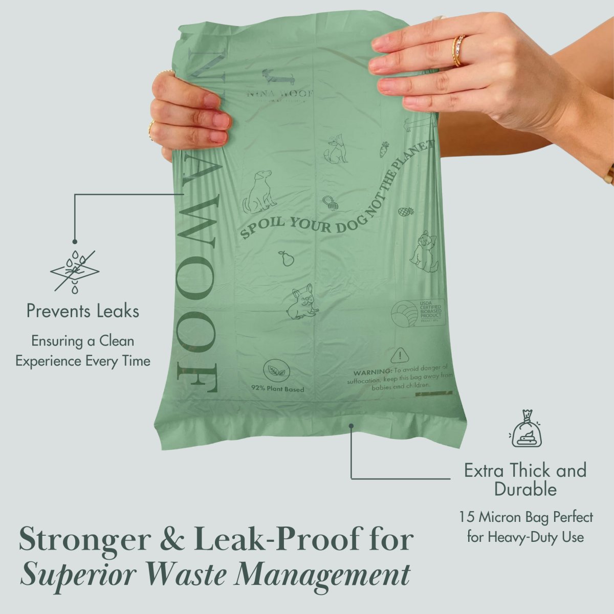 Nina Woof - Waste Bags - Plant Based
