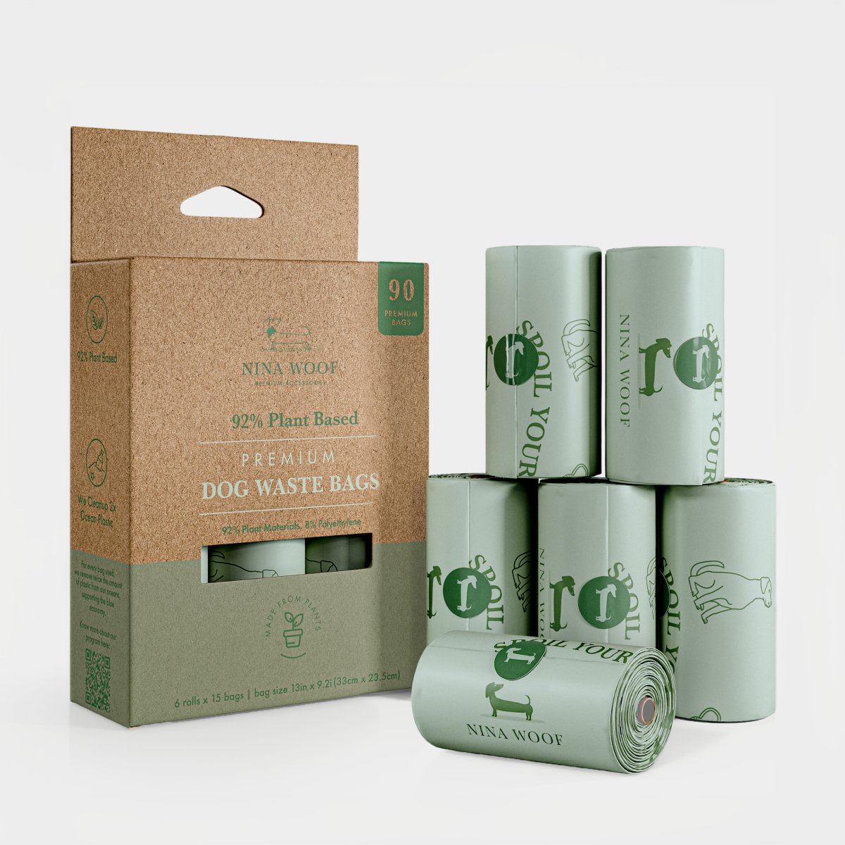 Nina Woof - Waste Bags - Plant Based
