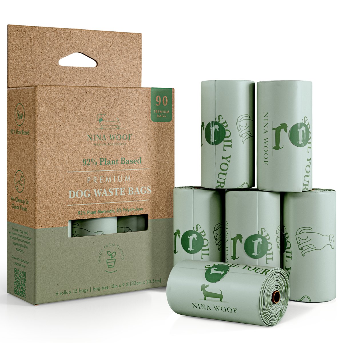 Nina Woof - Waste Bags - Plant Based