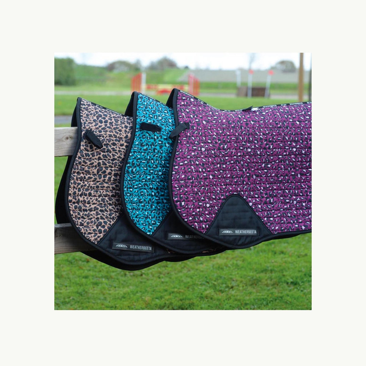 WeatherBeeta Prime Leopard Print All Purpose Saddle Pad