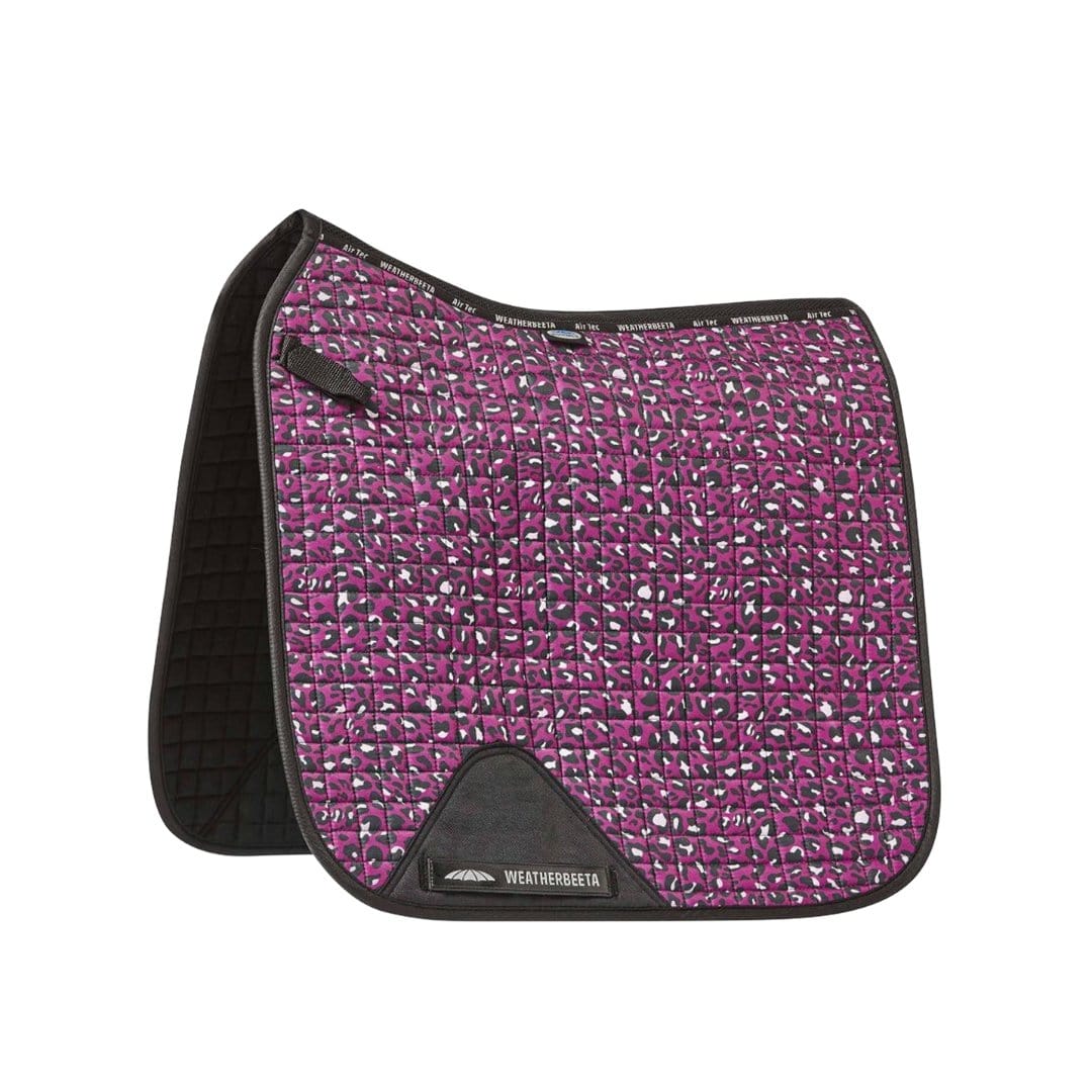 WeatherBeeta Prime Leopard Print Dressage Saddle Pad